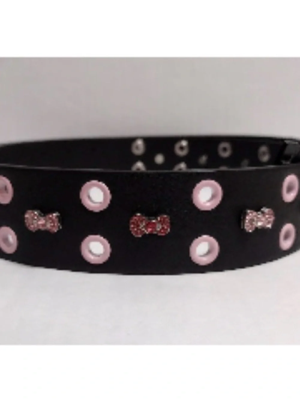 Hello Kitty bow bling Black and Pink Embellished Belt